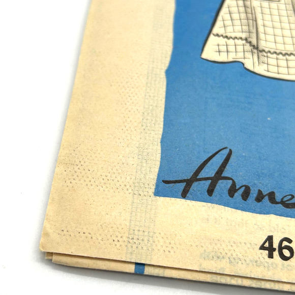 Anne Adams Vintage 1950's Mail Order Pattern #4638 Women's Bib Apron Size M - Picture 6 of 8